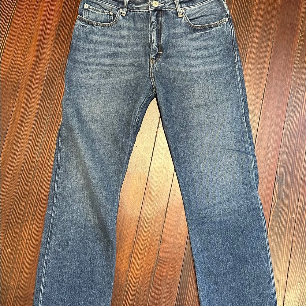 Acne Studios, Pop Vintage Blue Crops Jeans, size 34